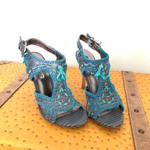 Charles David Sz 5.5 4” heel sandal